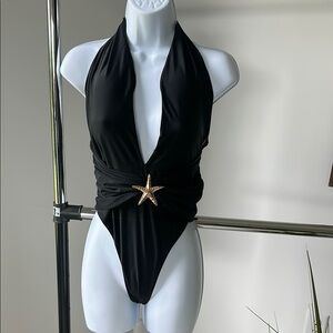 Starfish One Piece swimsuit with matching coverup
